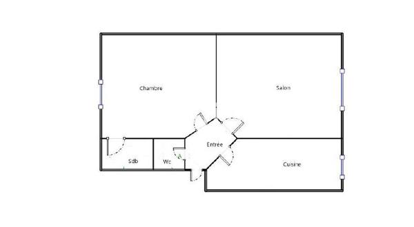 Appartement
         2 pièces
        - 32 m² Exclusivité 99 000 € *