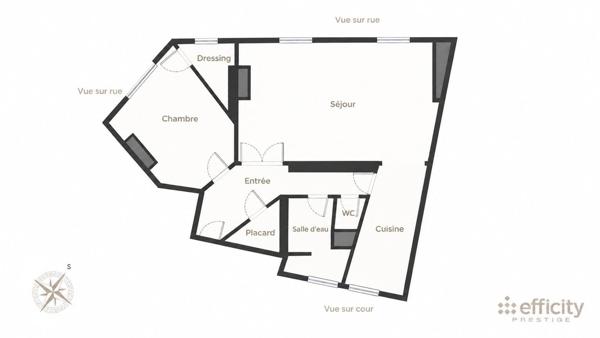 Appartement
         2 pièces
        - 61 m² Exclusivité 449 000 € *