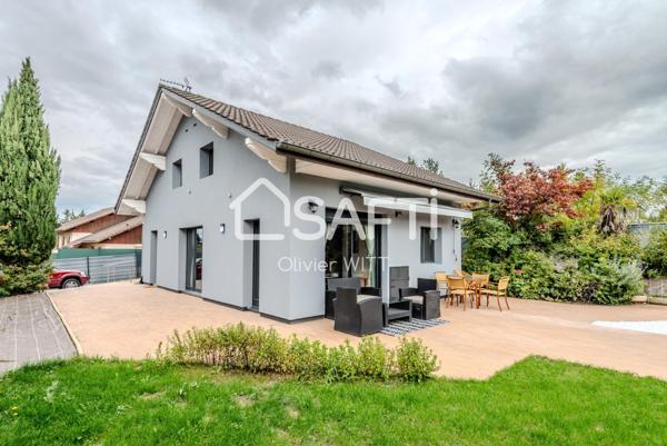 A VEIGY : Maison familiale sur deux étages, alliant confort et élégance