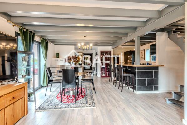 A VEIGY : Maison familiale sur deux étages, alliant confort et élégance