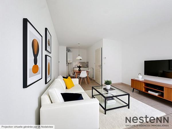 À vendre à Aubagne ? Appartement 2 pièces avec vue jardin, au calme et stationnement