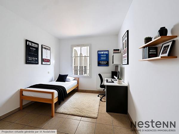 À vendre à Aubagne ? Appartement 2 pièces avec vue jardin, au calme et stationnement