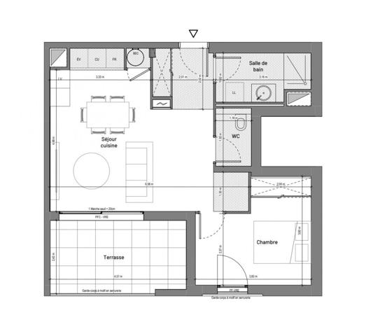 Appartement à vendre 2 pièces 48 m² Uzès