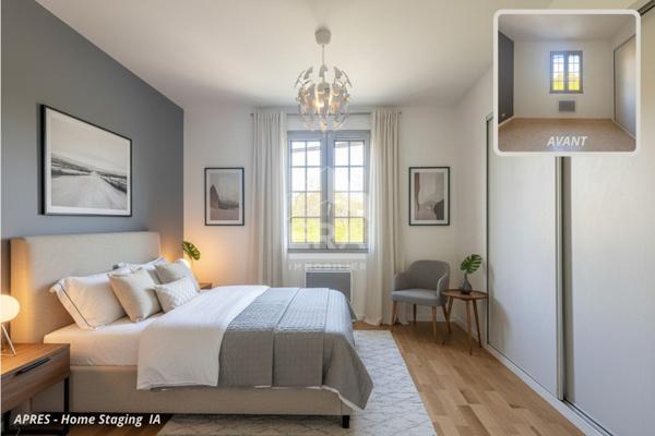 Maison 133m² - 5 chambres dont 3 de plain-pied - garage - Aigné