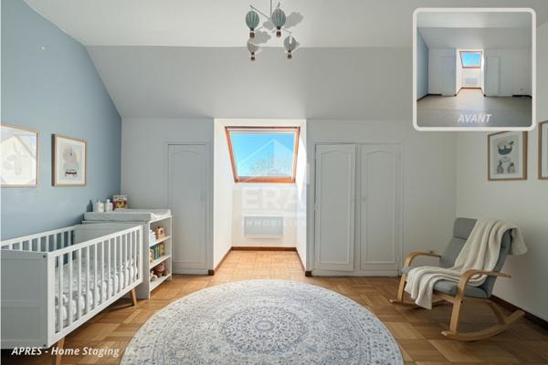 Maison 133m² - 5 chambres dont 3 de plain-pied - garage - Aigné