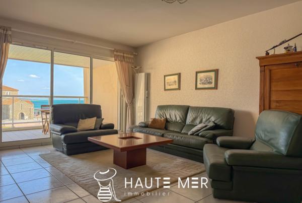 AUTOMNE – Appartement de 85 m2 face à l’océan avec garage