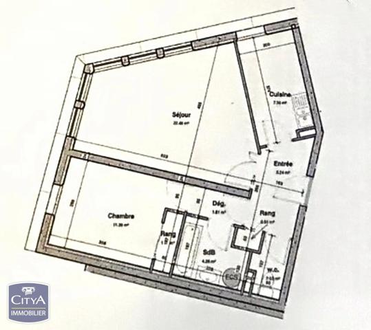 Appartement à vendre 2 pièces 56.8m² Lucé (28110)