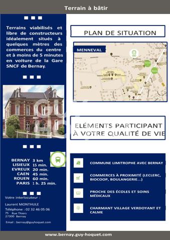 Terrain Bernay 634 m2