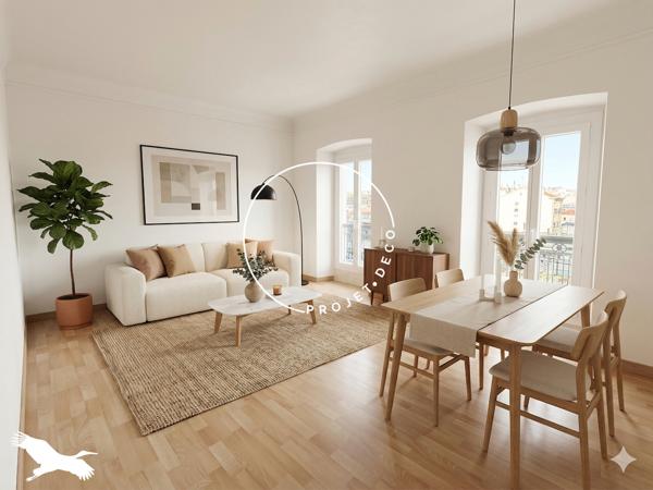 Appartement à vendre |  Marseille 10 |  2 pièces | 43 m²