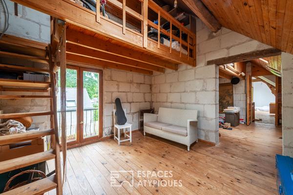 Appartement maison à rénover en Bord de Loire