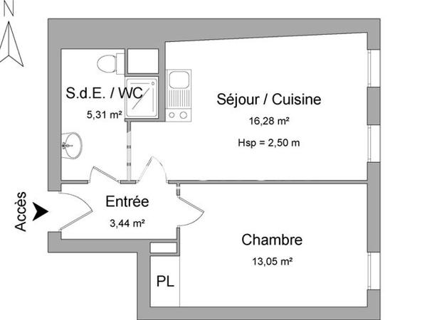 À vendre Appartement 2 pièces 38.08 m² - Villeurbanne 69100