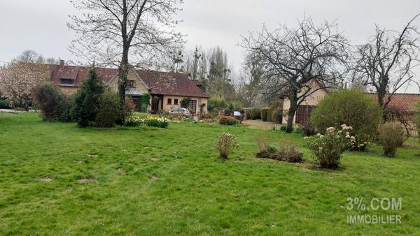 Idéal GITE ! 2 maisons de caractère. Secteur Moyenneville sur 9250 m² de parc paysagé. Moyenneville (80870)