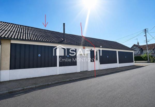 Bâtiment de 218m2 en deux niveaux - Possibilité d'acquérir 492m2