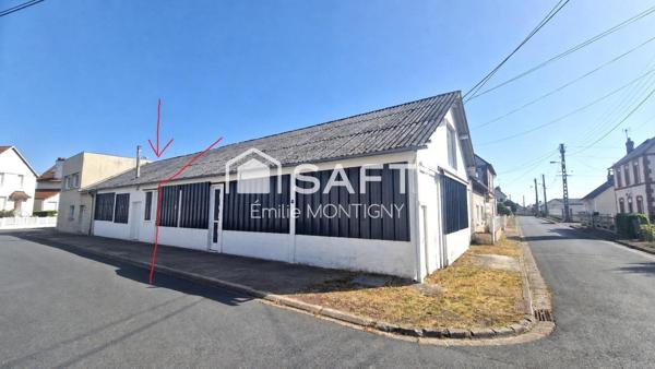 Bâtiment de 218m2 en deux niveaux - Possibilité d'acquérir 492m2