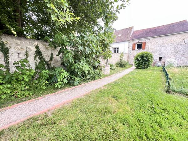 (95450) SERAINCOURT, maison de village et sa dépendance amenagée, 160m2, jardin, garage
