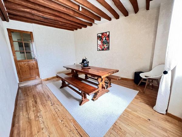 (95450) SERAINCOURT, maison de village et sa dépendance amenagée, 160m2, jardin, garage