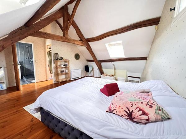 (95450) SERAINCOURT, maison de village et sa dépendance amenagée, 160m2, jardin, garage