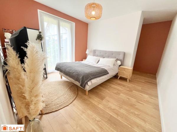 Maison soignée 3 chambres avec jardin