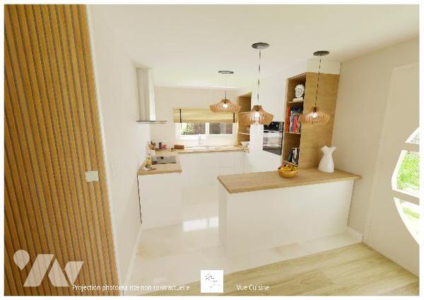 T4 de 77m² à rénover + jardin et parking à STELLA-PLAGE