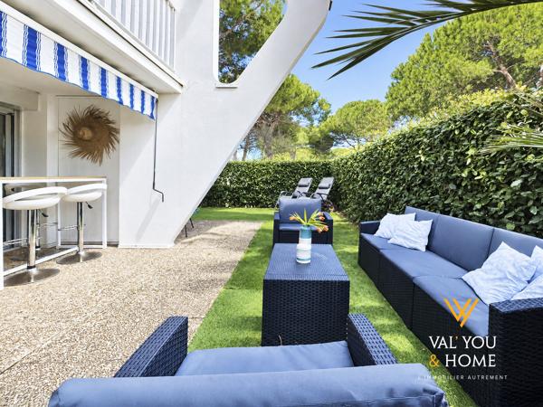 Appartement La Grande Motte – Rez-de-jardin 86 m² de vie global, 6 couchages, Piscine & Parking