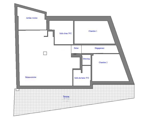 Appartement en rez-de-jardin à GATTIERES (06510)