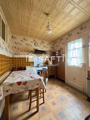 Maison 3 chambres jardin et garage proche commodités