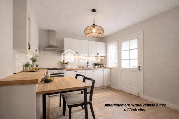 Maison 3 chambres jardin et garage proche commodités