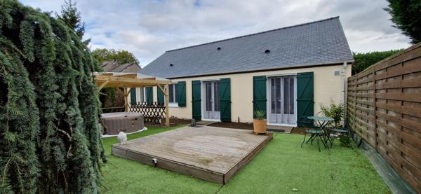 Pavillon plain-pied trois chambres-jardin-Garage