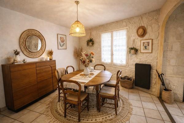 Maison de village à vendre à Allauch – 82 m² – 2 chambres – Façade et toiture rénovées
