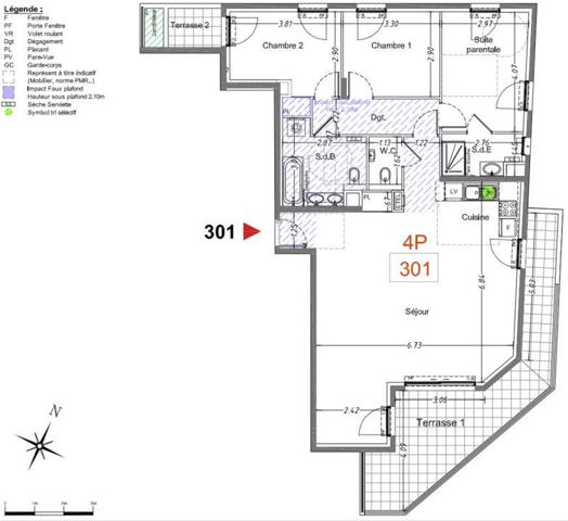 Appartement à vendre 4 pièces 101 m² Cagnes-sur-Mer