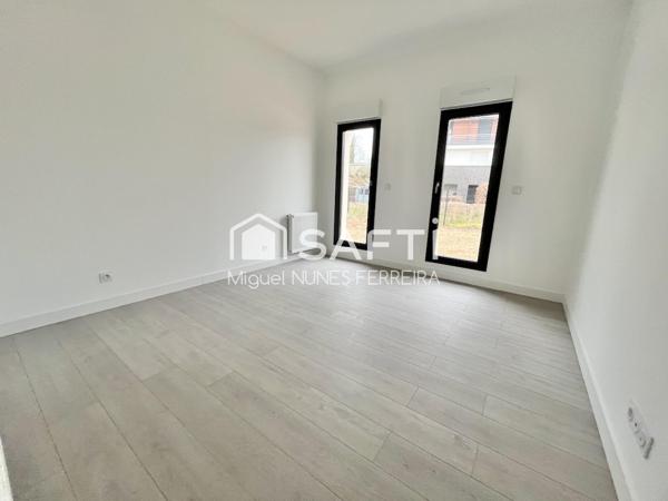 Maison 2 chambres + bureau et places de parking