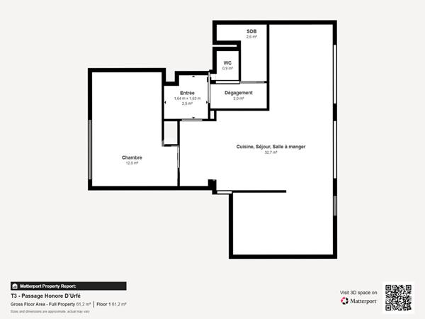 À vendre : Appartement 3 pièces avec vue dégagée à Chambéry