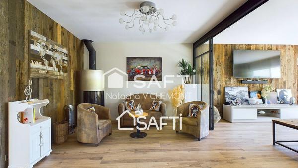 Villa contemporaine d'exception avec accès mer et ses studios locatifs indépendants