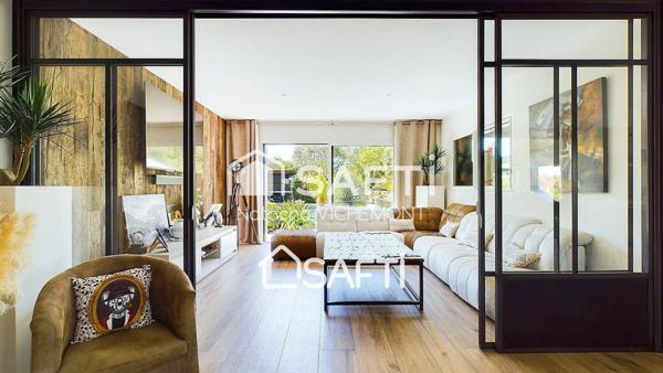 Villa contemporaine d'exception avec accès mer et ses studios locatifs indépendants