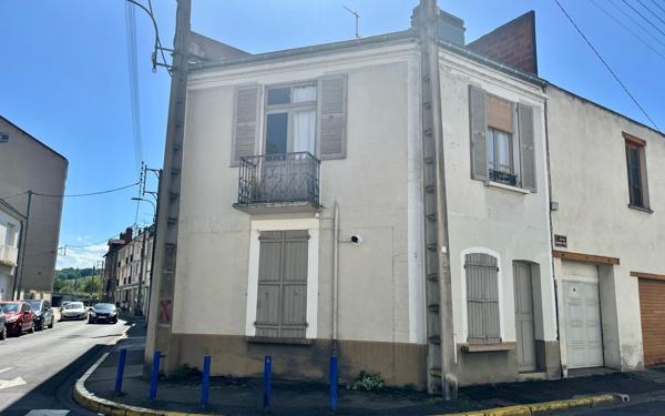 Maison à vendre    3 pièces • 54,20 m2 Montluçon