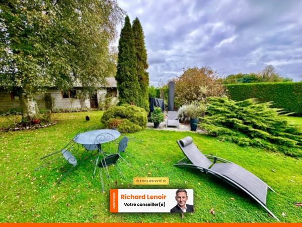 Charmante grange normande rénovée avec goût et son pigeonnier près de Pont-Audemer