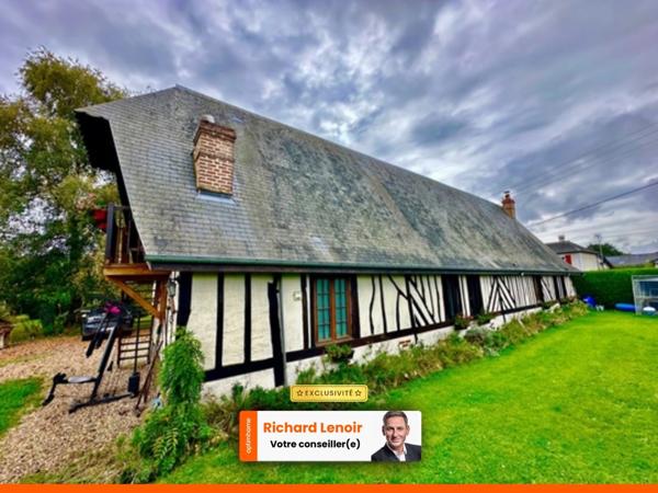 Charmante grange normande rénovée avec goût et son pigeonnier près de Pont-Audemer