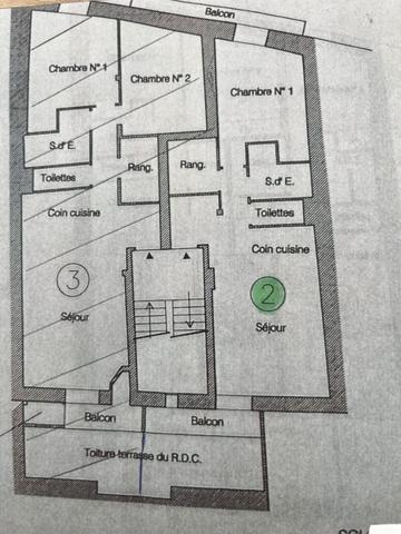 Appartement à vendre |  Béziers |  2 pièces | 43 m²