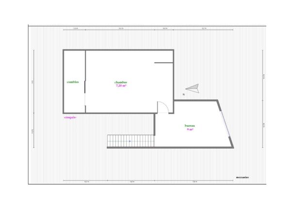 Appartement 2 pièces - 54 m²