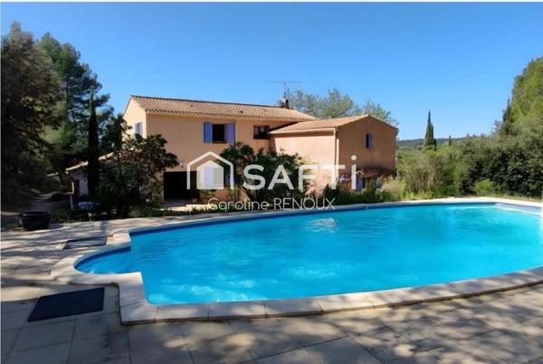 Villa avec 6 chambres , grand terrain avec piscine et double garage