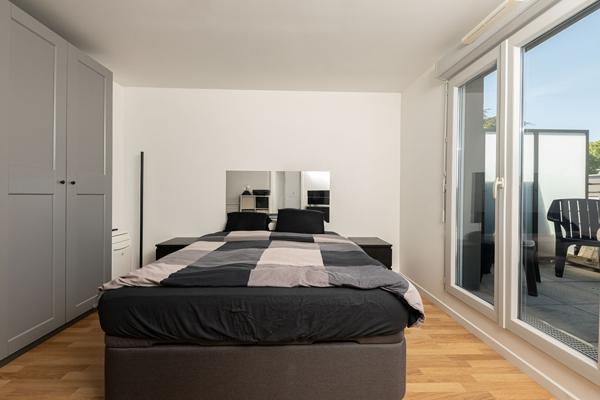 Lumineux F3 dernier étage avec grande terrasse de 40m²