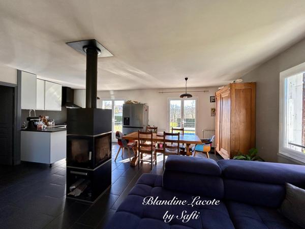 Maison 115m2 4 chambres terrain clos garage