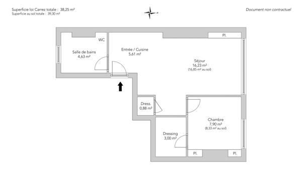 Appartement Paris 18 e - ABBESSES