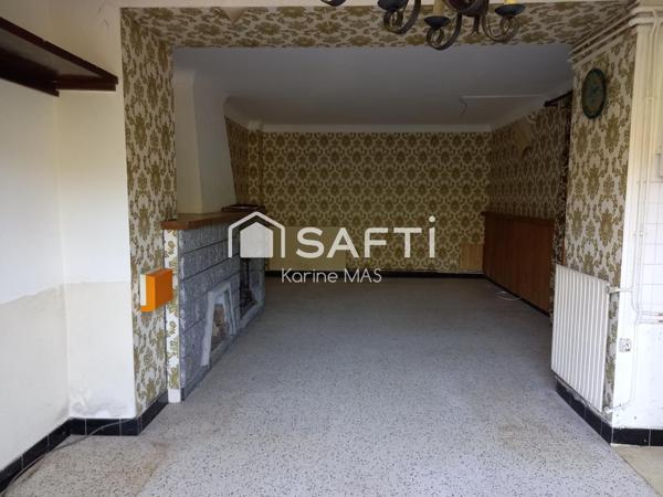 Maison 6 chambres avec extérieur et garage