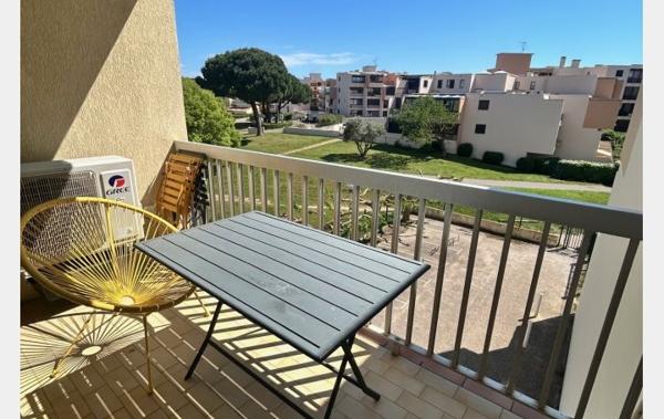 Vente Studio Cabine Terrasse ouverte Le grau-du-roi   