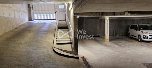 Parking sous-sol dans résidence sécurisée