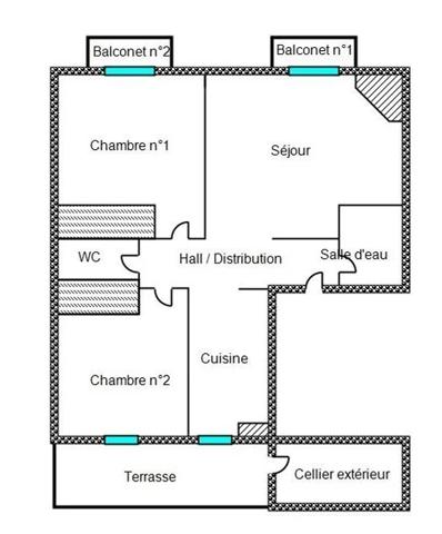 Immobilier Saint-Raphaël (83700) – Appartement 55m2 – 210 000 €