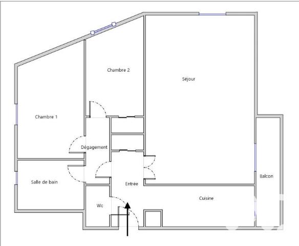 Location appartement 3 pièces 66 m² Taverny