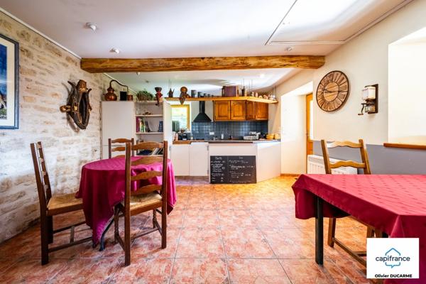 Murs et fonds : gite, chambres d'hôtes et table d'hôtes à vendre CHAUDENAY LE CHATEAU (21)