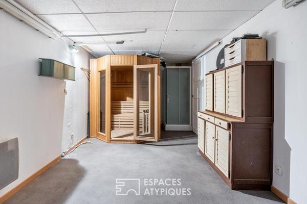 Maison contemporaine sur les hauteurs de Anse avec vue imprenable sur la chaine des Alpes